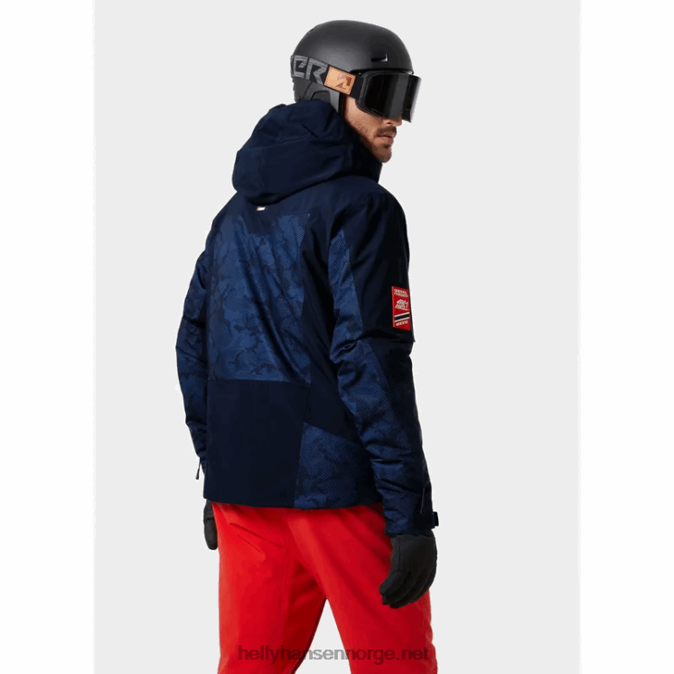alpha infinity isolert skijakke for menn Helly-Hansen F6TJ0425 marinen