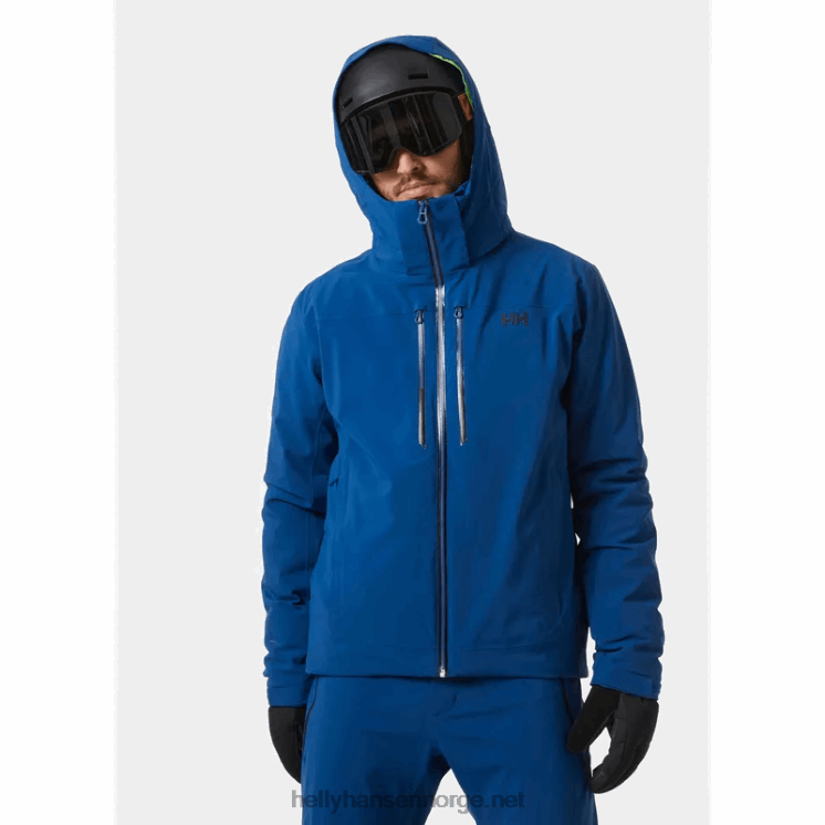 alpha lifaloft isolert skijakke for menn Helly-Hansen F6TJ0405 dyp fjord