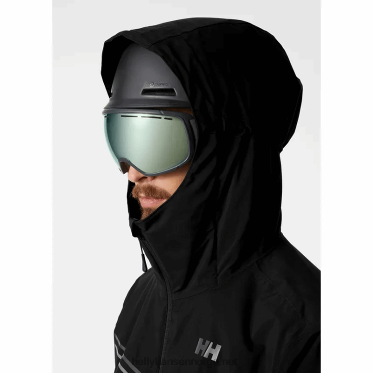 alpint isolert skijakke for menn Helly-Hansen F6TJ0451 dyp fjord