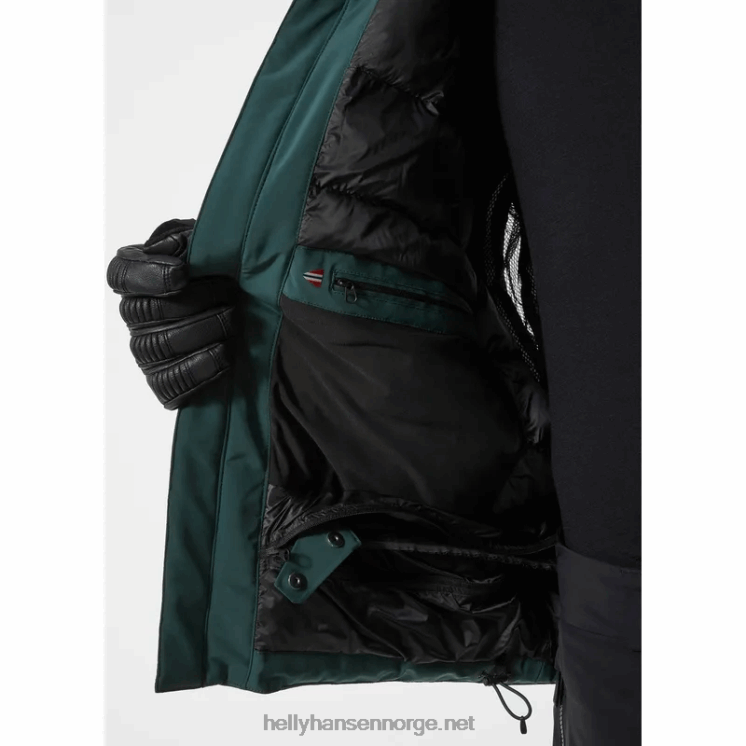 alpint isolert skijakke for menn Helly-Hansen F6TJ0452 svart