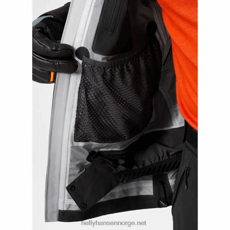 herre elevation infinity 2.0 ski skalljakke Helly-Hansen F6TJ0145 svart