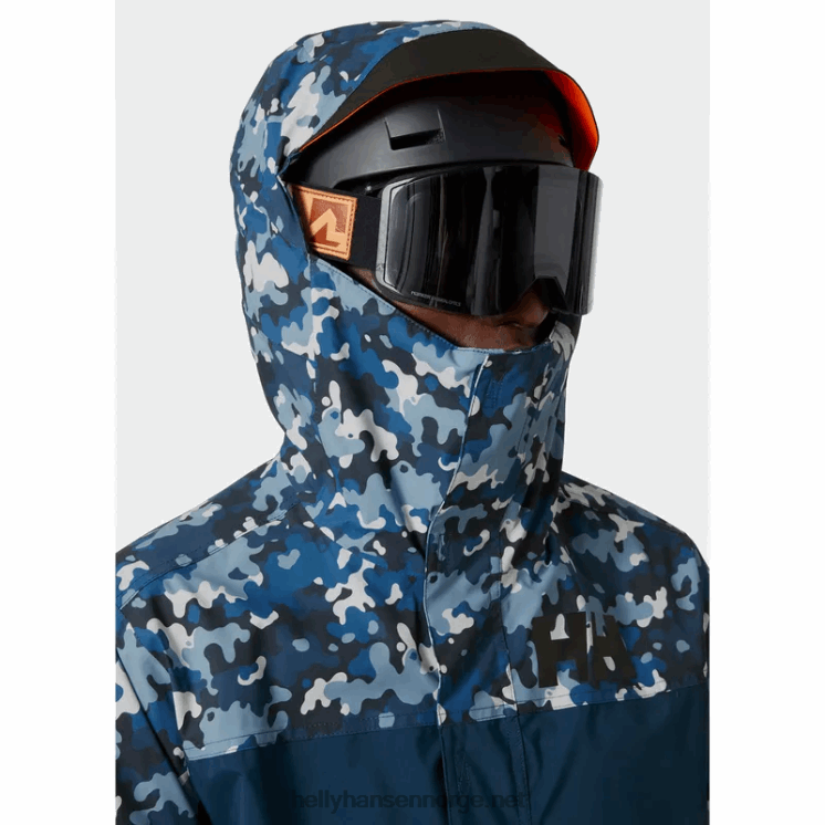herre ullr d shell skijakke Helly-Hansen F6TJ0205 hav camo