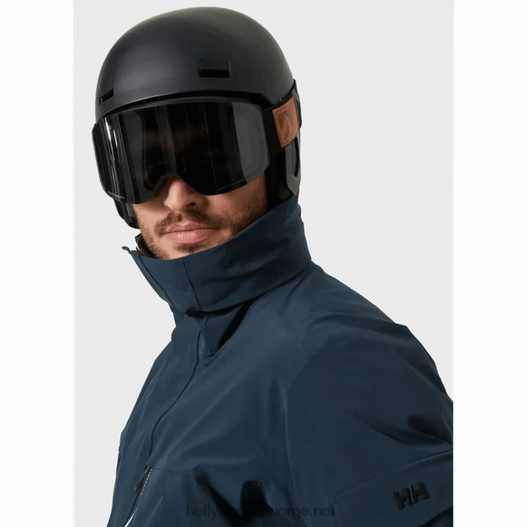 herre val d'isere puffy skijakke Helly-Hansen F6TJ0453 mørkeste spr
