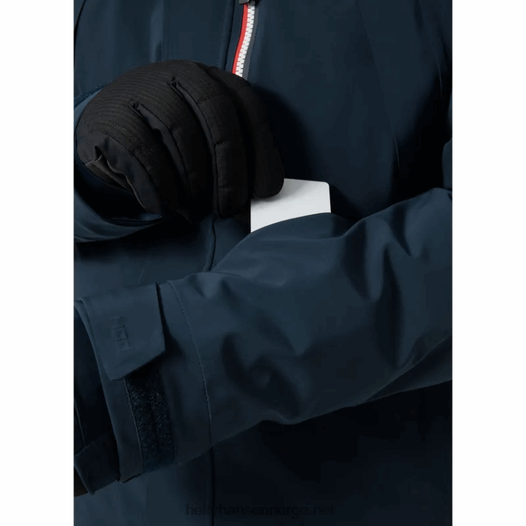 herre val d'isere puffy skijakke Helly-Hansen F6TJ0453 mørkeste spr