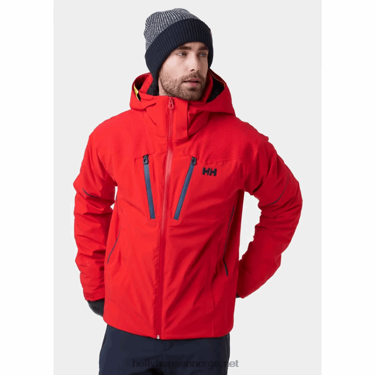 herre val d'isere puffy skijakke Helly-Hansen F6TJ0454 marinen