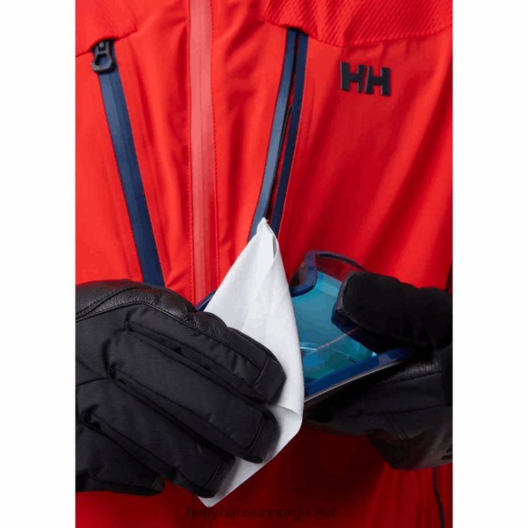 herre val d'isere puffy skijakke Helly-Hansen F6TJ0454 marinen