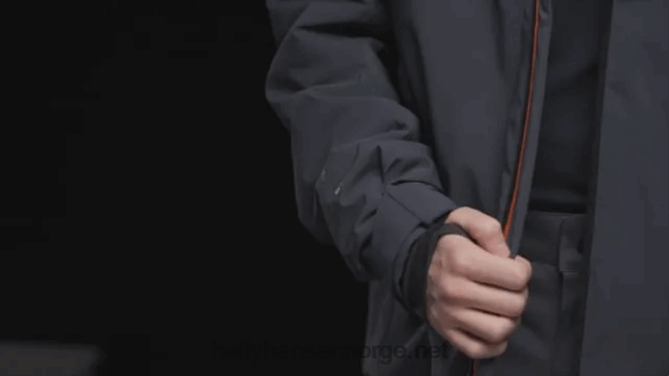 herre val d'isere puffy skijakke Helly-Hansen F6TJ0454 marinen