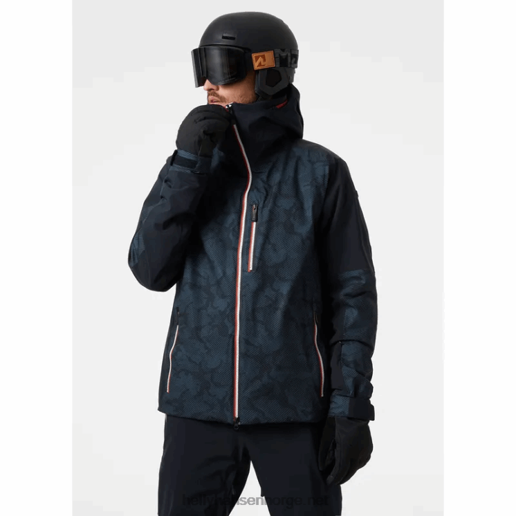 menns kitzbuhel infinity stretch isolert skijakke Helly-Hansen F6TJ0432 svart