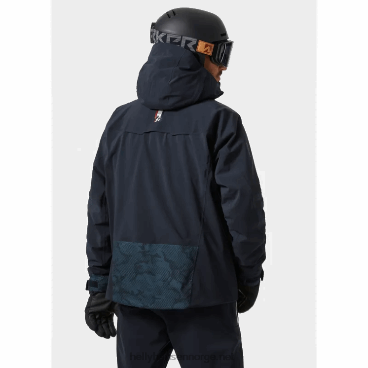 menns kitzbuhel infinity stretch isolert skijakke Helly-Hansen F6TJ0432 svart