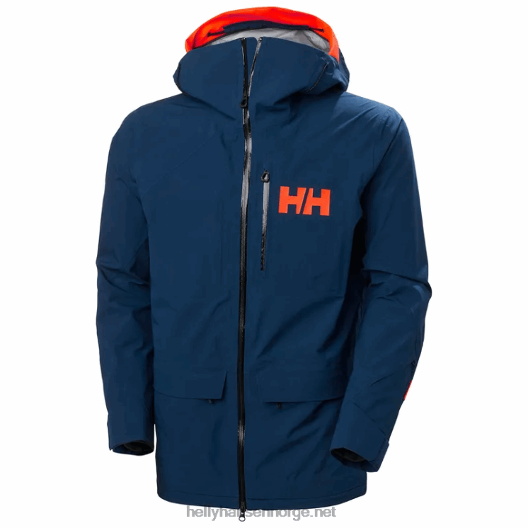 menns ridge infinity shell skijakke Helly-Hansen F6TJ0199 hav