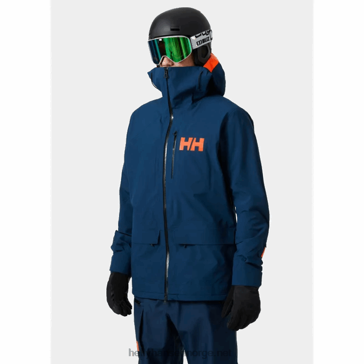 menns ridge infinity shell skijakke Helly-Hansen F6TJ0199 hav