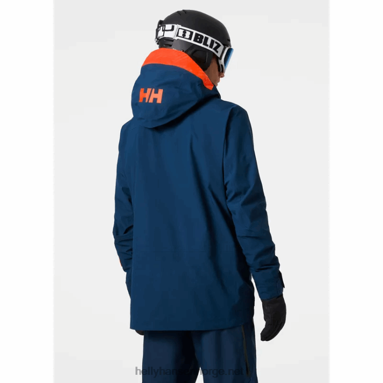 menns ridge infinity shell skijakke Helly-Hansen F6TJ0199 hav