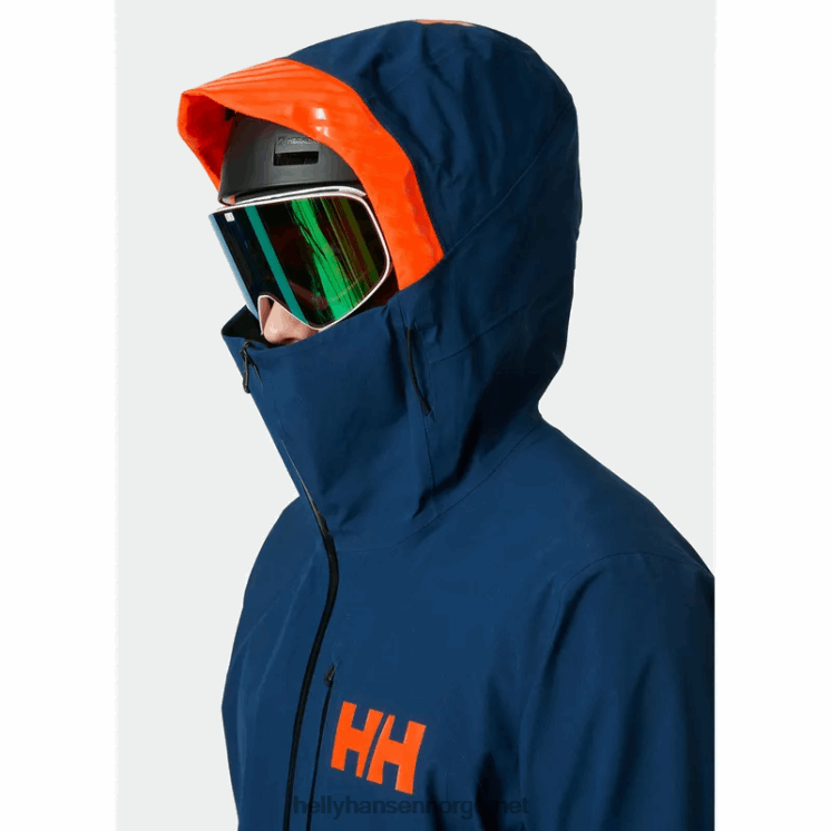 menns ridge infinity shell skijakke Helly-Hansen F6TJ0199 hav