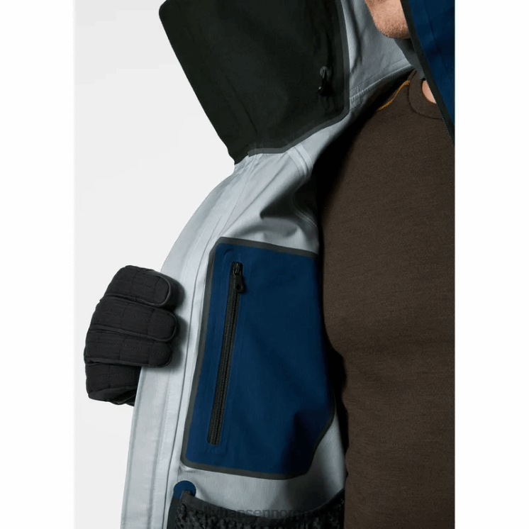 menns ridge infinity shell skijakke Helly-Hansen F6TJ0199 hav