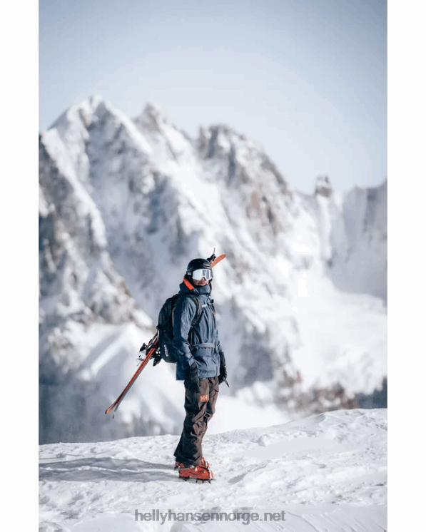 menns ridge infinity shell skijakke Helly-Hansen F6TJ0199 hav