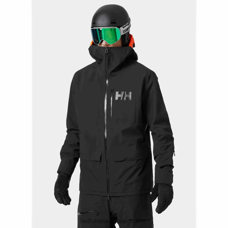menns ridge infinity shell skijakke Helly-Hansen F6TJ0201 svart
