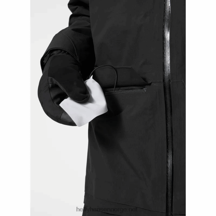 menns ridge infinity shell skijakke Helly-Hansen F6TJ0201 svart