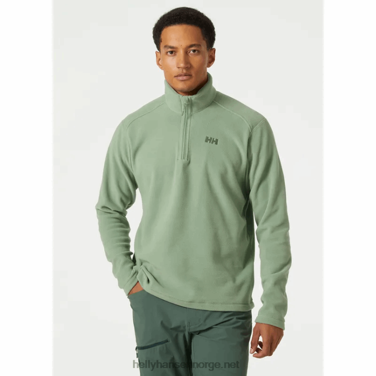Daybreaker 1/2 fleecegenser med glidelås for menn Helly-Hansen F6TJ0477 mjød