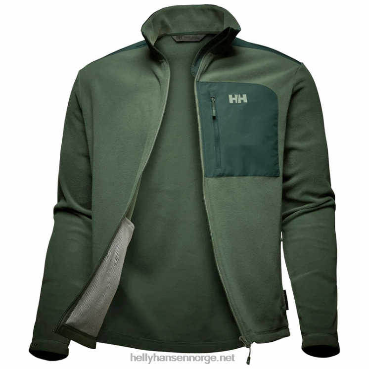 Daybreaker block mikrofleecejakke for menn Helly-Hansen F6TJ0470 dyp canyon