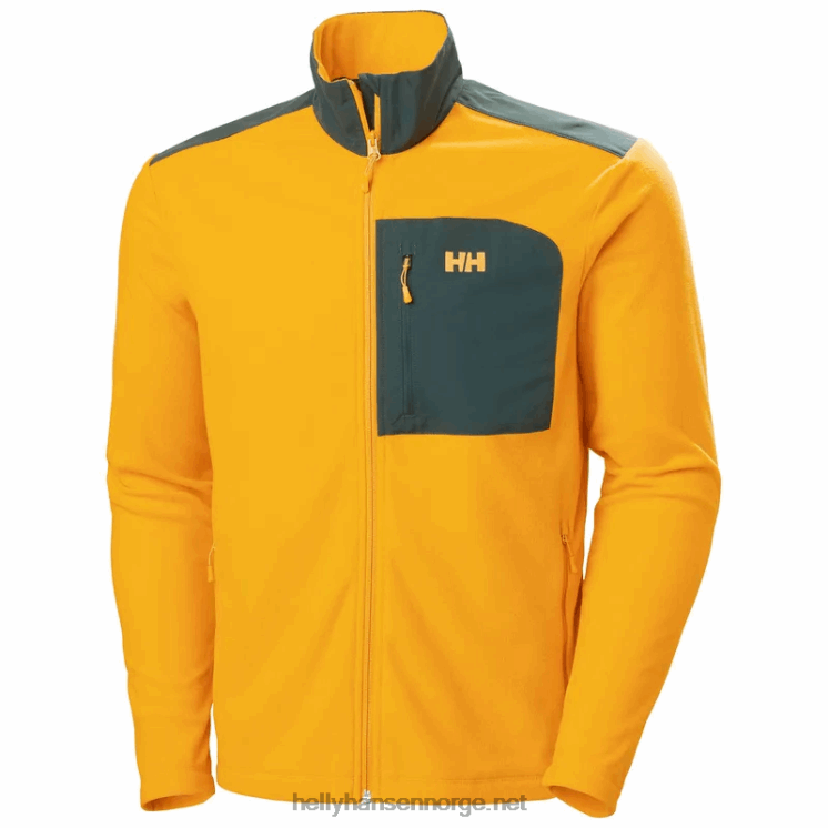 Daybreaker block mikrofleecejakke for menn Helly-Hansen F6TJ0471 gran