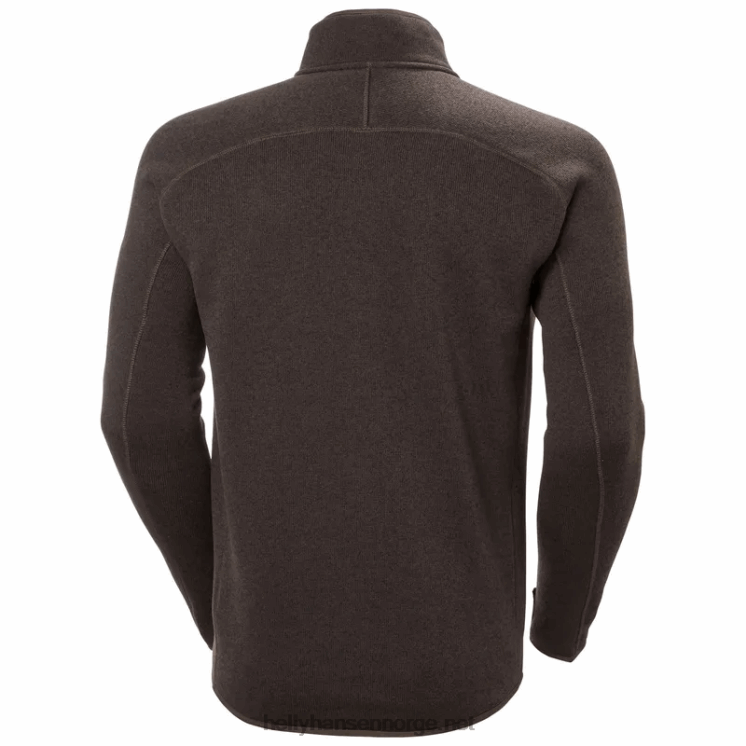 fleecejakke for menn med elevasjonsskjold Helly-Hansen F6TJ0489 svart