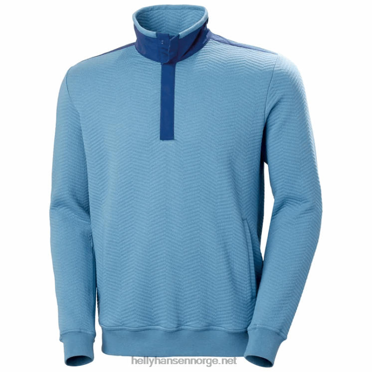herre lillo snap utendørs genser Helly-Hansen F6TJ0505 hav