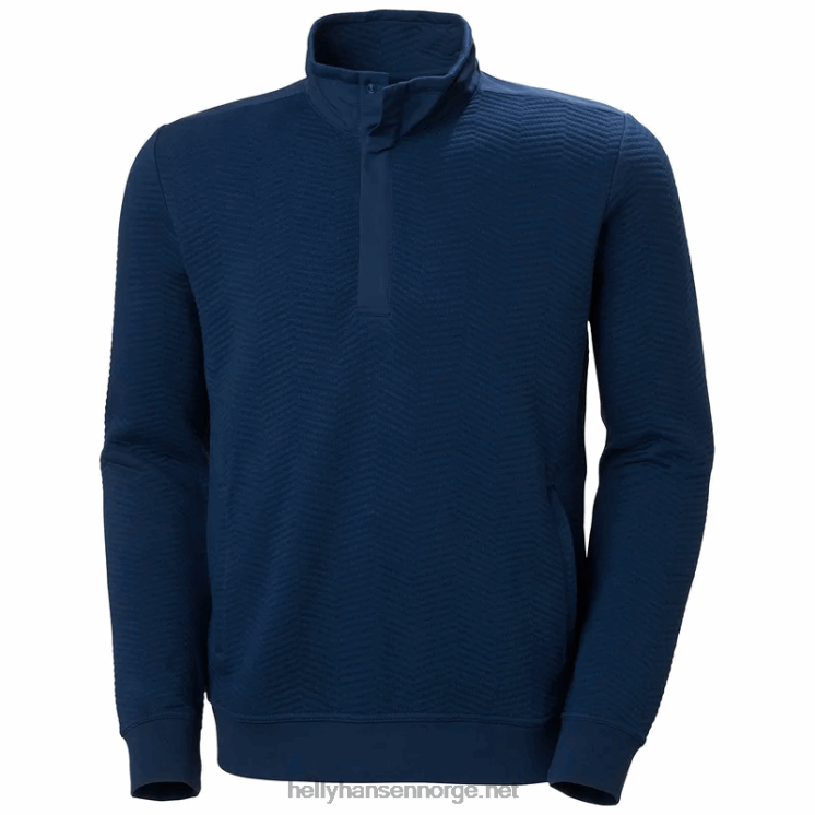 herre odin power stretch genser med halv glidelås Helly-Hansen F6TJ0504 svart