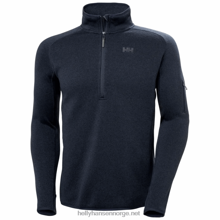 herre varde halvglidelås fleece mellomlag 2.0 Helly-Hansen F6TJ0499 svart