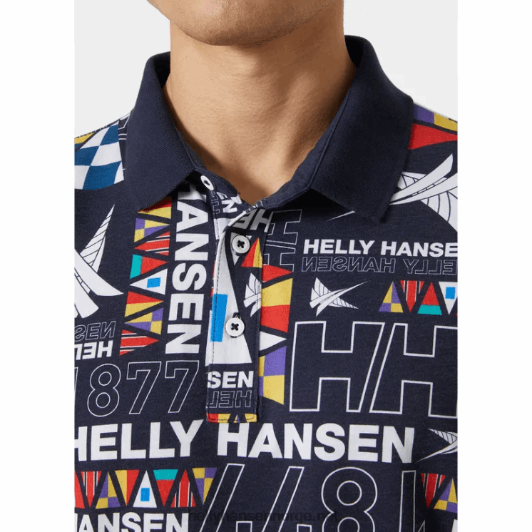 Newport polo for menn Helly-Hansen F6TJ0993 hav burge