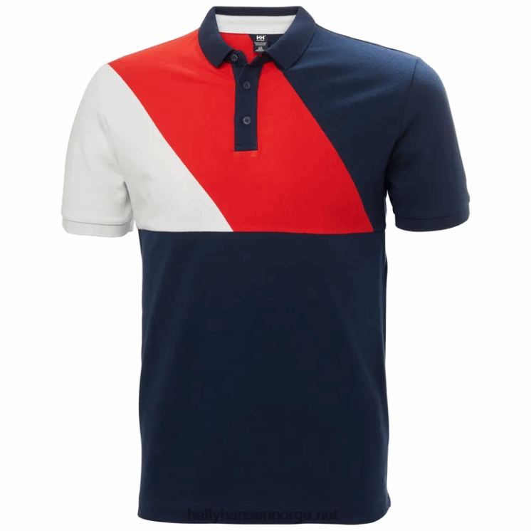 burgee polo for menn Helly-Hansen F6TJ0960 hvit