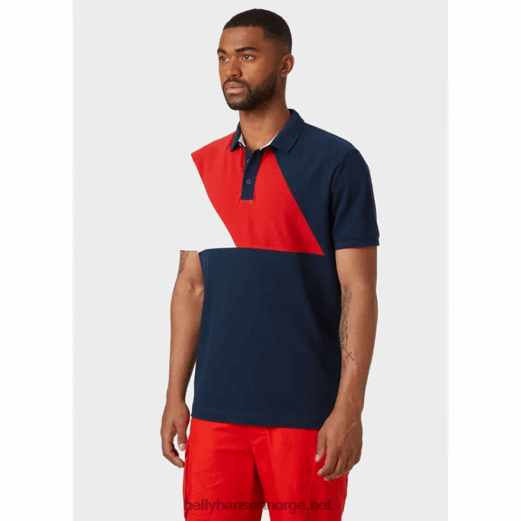 burgee polo for menn Helly-Hansen F6TJ0960 hvit