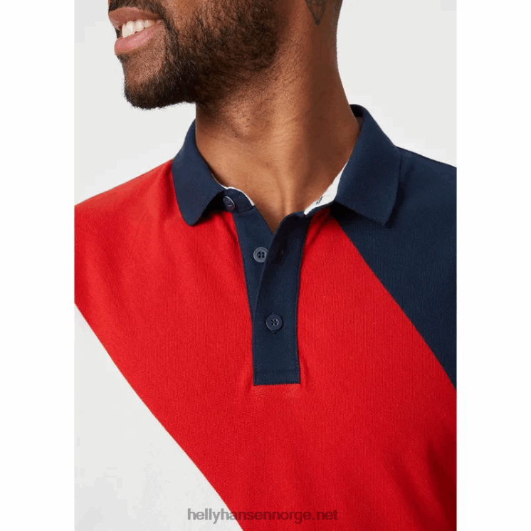 burgee polo for menn Helly-Hansen F6TJ0960 hvit