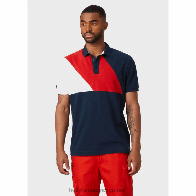 burgee polo for menn Helly-Hansen F6TJ0960 hvit