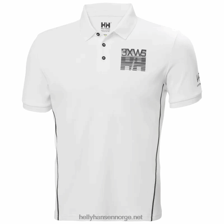 herre hk racing hurtigtørkende polo Helly-Hansen F6TJ0967 grå tåke