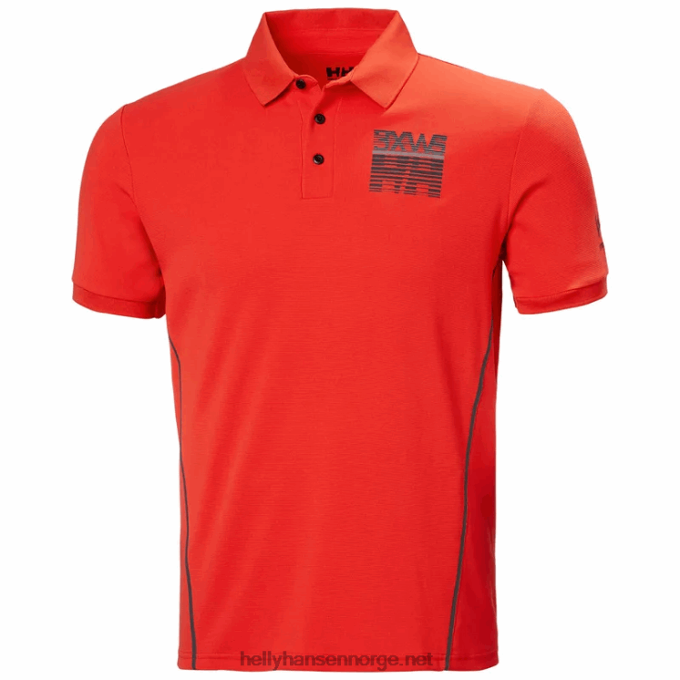 herre hk racing hurtigtørkende polo Helly-Hansen F6TJ0968 hvit