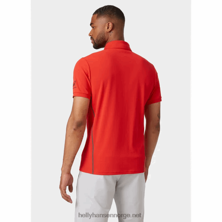 herre hk racing hurtigtørkende polo Helly-Hansen F6TJ0968 hvit