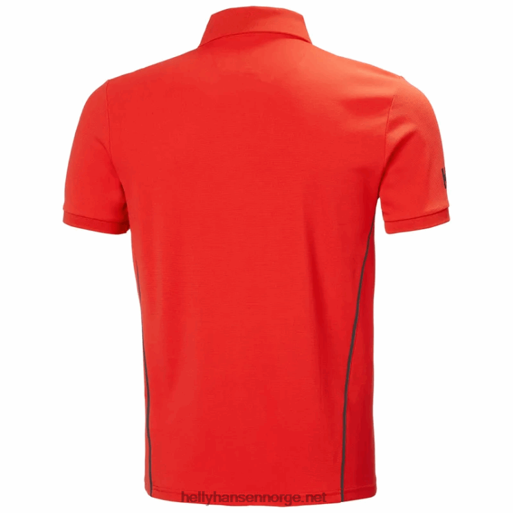 herre hk racing hurtigtørkende polo Helly-Hansen F6TJ0968 hvit