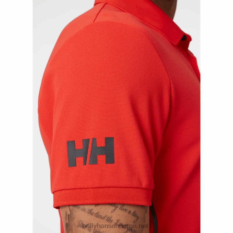 herre hk racing hurtigtørkende polo Helly-Hansen F6TJ0968 hvit