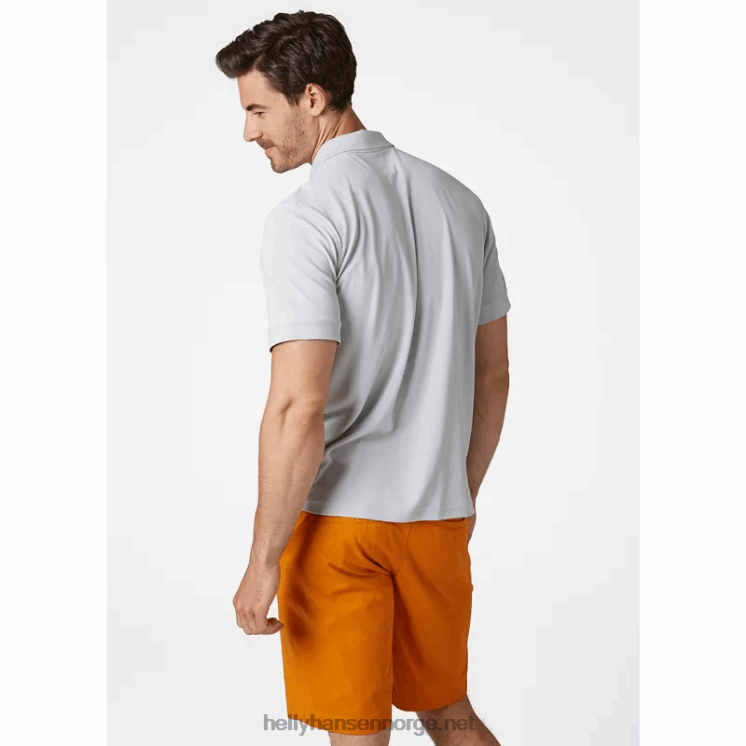 hurtigtørrende riftline-polo for menn Helly-Hansen F6TJ0962 svart