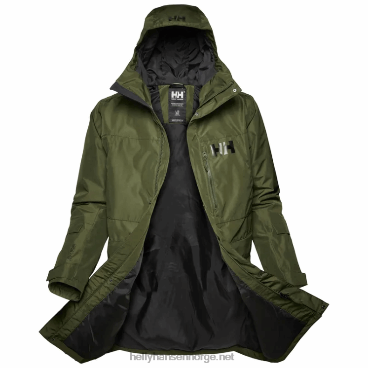 rigging isolert regnfrakk for menn Helly-Hansen F6TJ0234 nytte gre