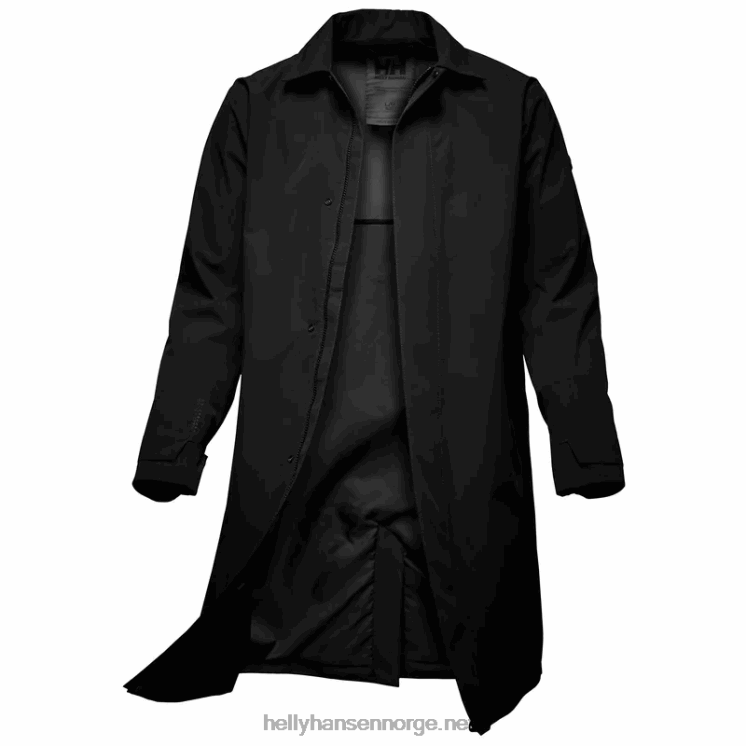 vika regnfrakk for menn Helly-Hansen F6TJ0252 svart