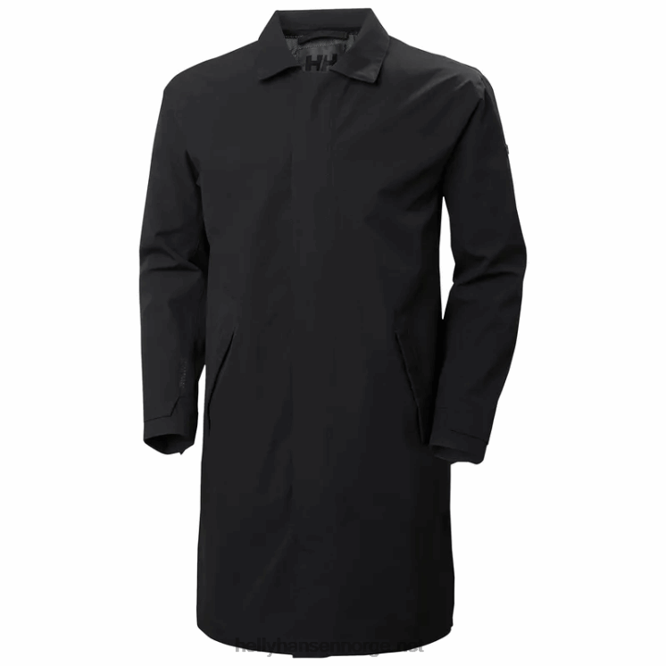 vika regnfrakk for menn Helly-Hansen F6TJ0252 svart