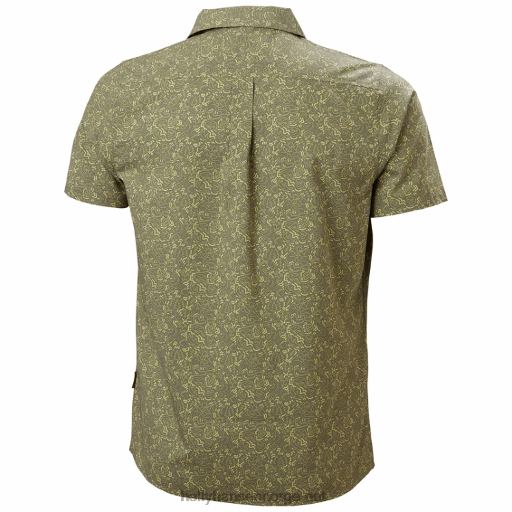 flanellskjorte i økologisk bomull for menn Helly-Hansen F6TJ01015 mørkeste spr