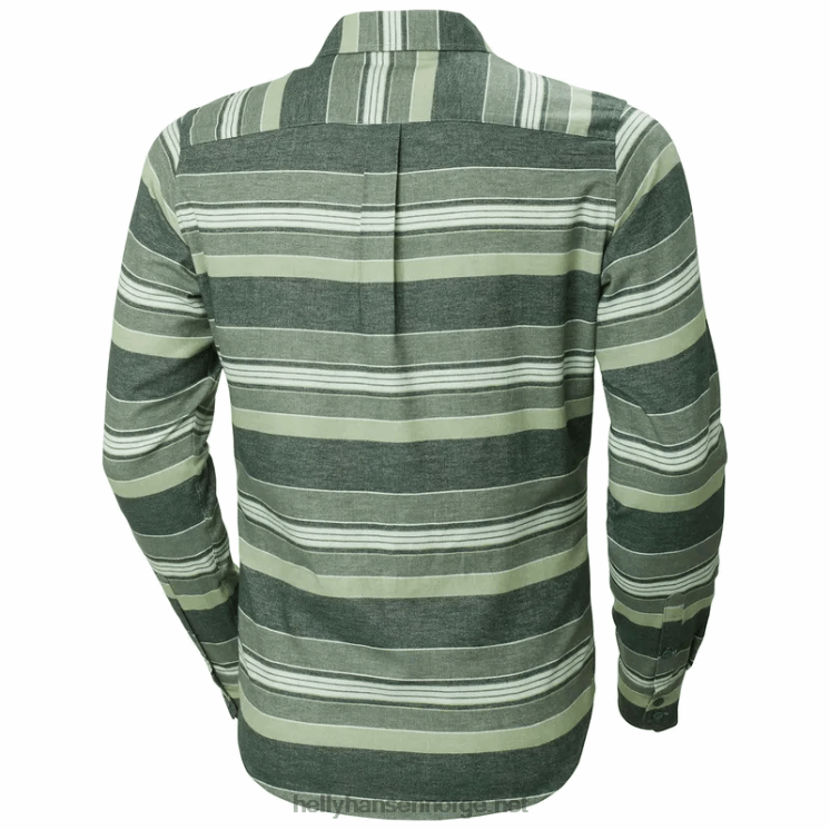 herre lokka økologisk flanellskjorte Helly-Hansen F6TJ01020 rullesteinsplai