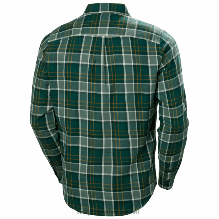 herre lokka økologisk flanellskjorte Helly-Hansen F6TJ01021 gran stri