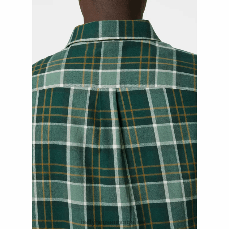 herre lokka økologisk flanellskjorte Helly-Hansen F6TJ01021 gran stri