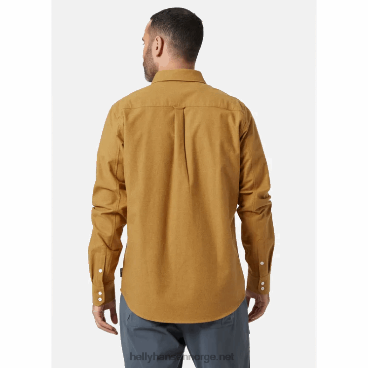 klassisk rutete langermet skjorte for menn Helly-Hansen F6TJ01012 spisskummen skog