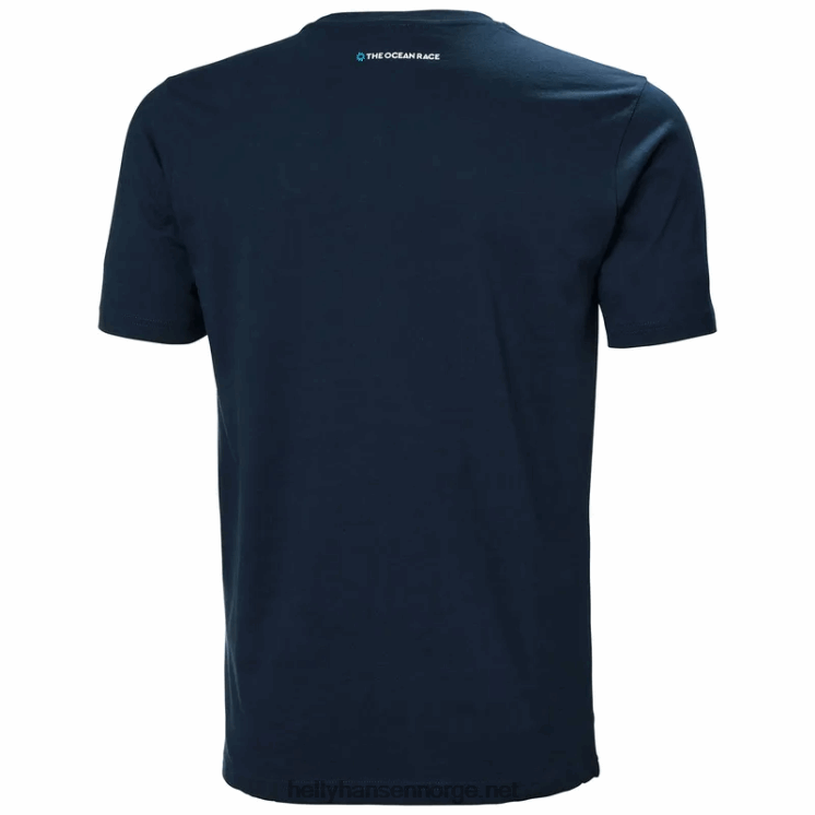 havkappløps-t-skjorte for menn Helly-Hansen F6TJ0874 marinen iv
