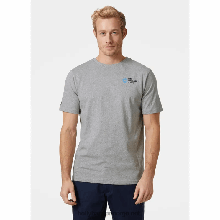 havkappløps-t-skjorte for menn Helly-Hansen F6TJ0879 elektrisk bl