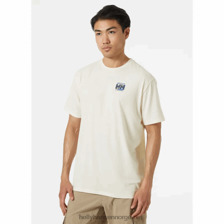 herre skog resirkulert grafisk t-skjorte Helly-Hansen F6TJ0843 mynte